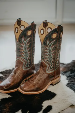 13" 'Walton' Brown Men's Hyer Cowboy Boots (Size 9-12/ D & EE Widths)