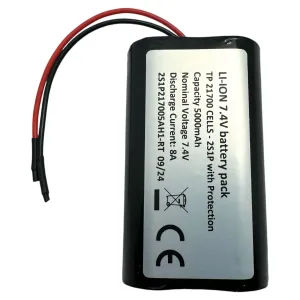 7.4V 5000mAh 2S1P 21700 Li-Ion rechargeable battery pack