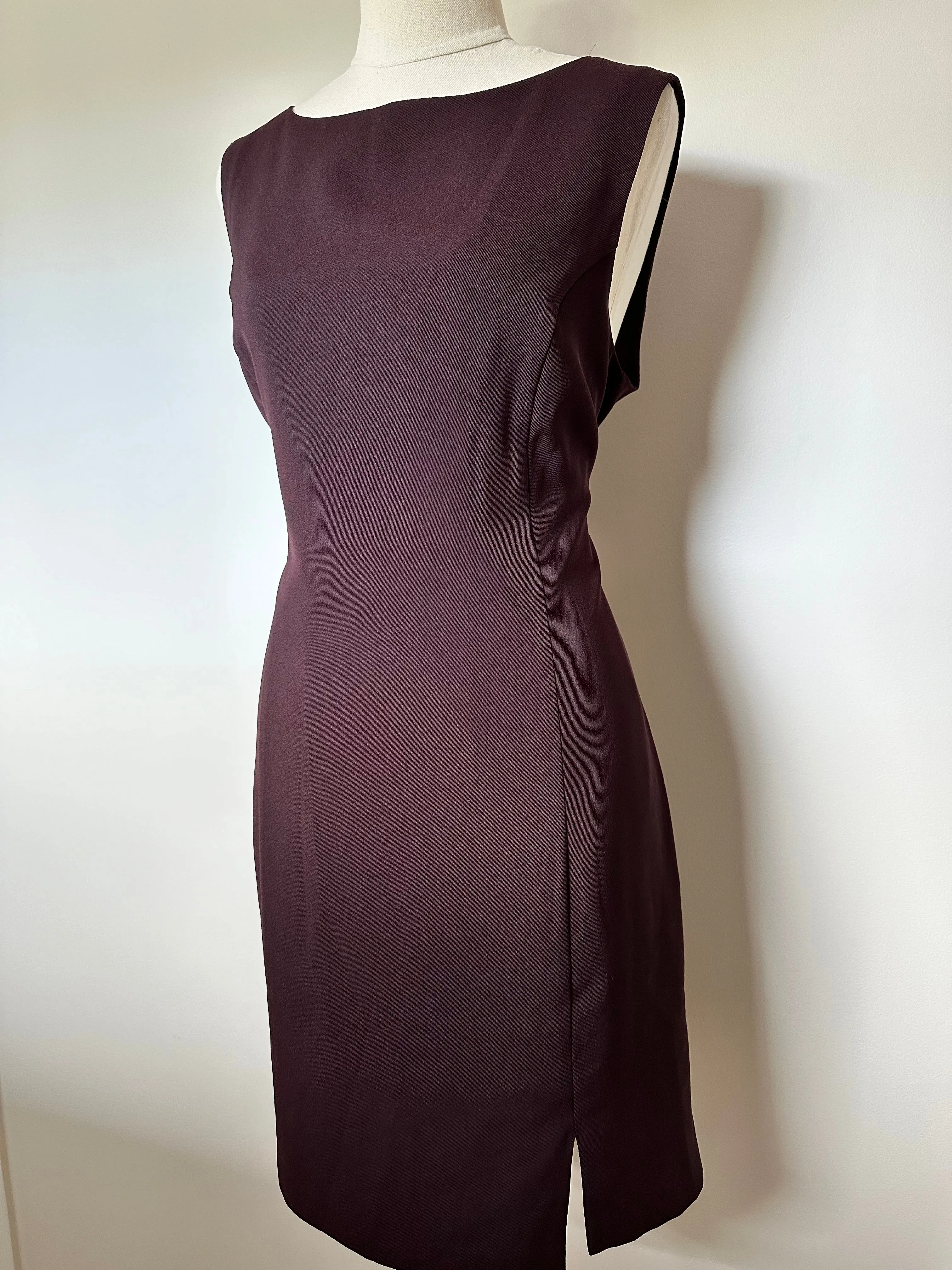 90s Plum Blase Mini Dress (12-14)