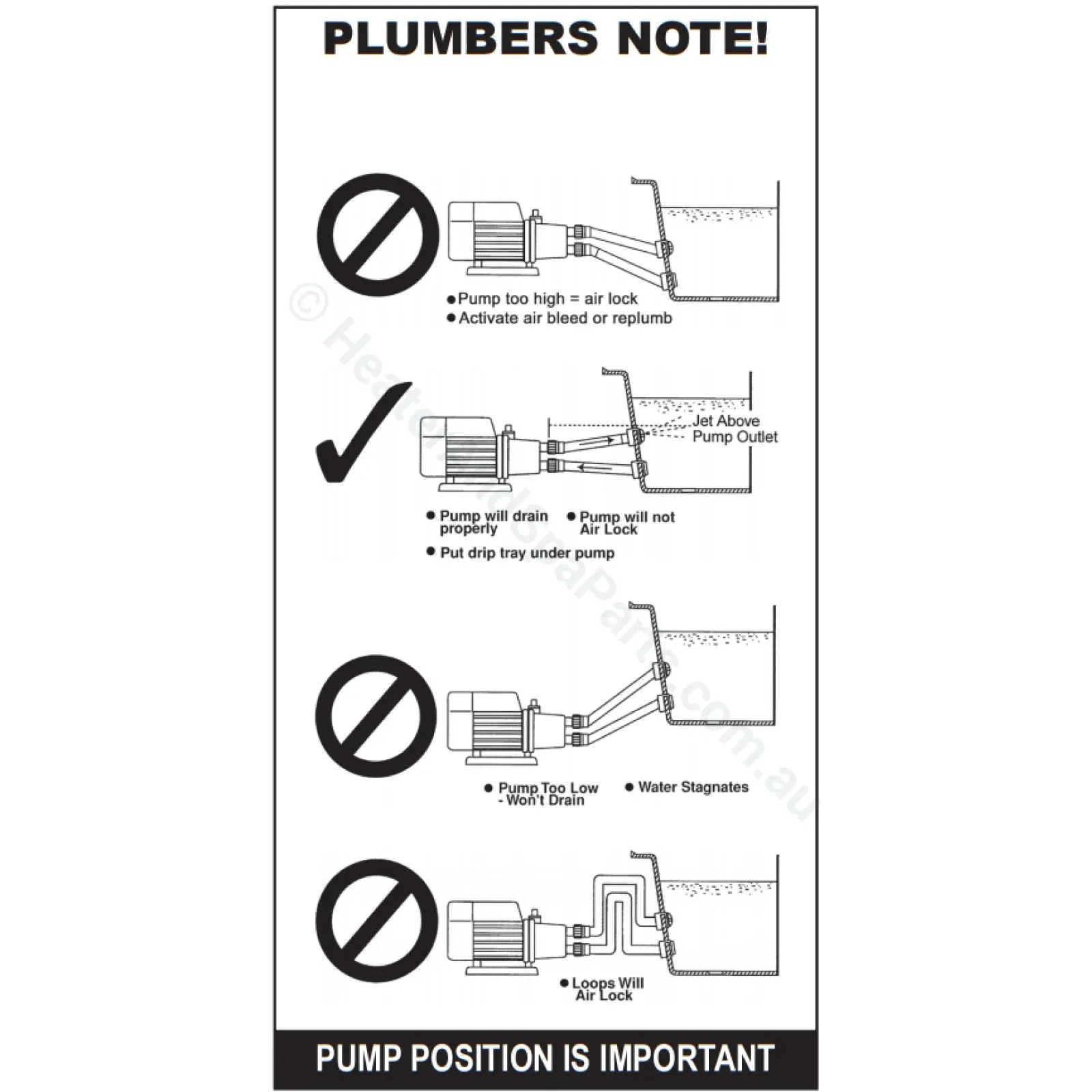 .93HP Davey Celsior Spa Bath Pumps - C200A - Air Switch - No Heater