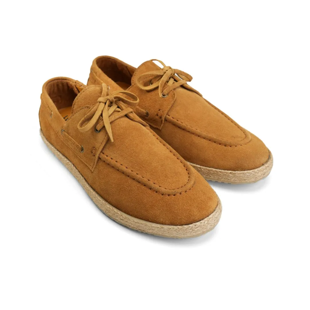 Achilles | Suede Espadrille Boat  - Havan
