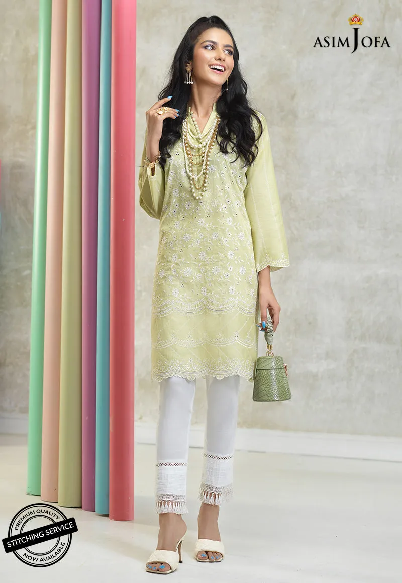 AJES-09 | Asim Jofa AJ Essentials Summer Collection 2022 | Embroidered Cotton Suits Unstitched 2 Piece