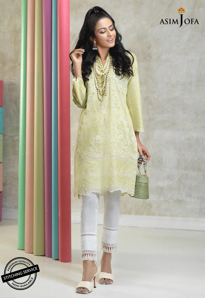AJES-09 | Asim Jofa AJ Essentials Summer Collection 2022 | Embroidered Cotton Suits Unstitched 2 Piece