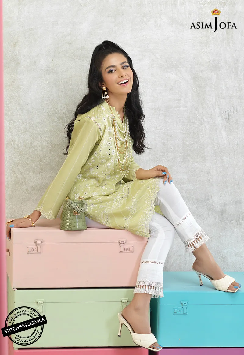 AJES-09 | Asim Jofa AJ Essentials Summer Collection 2022 | Embroidered Cotton Suits Unstitched 2 Piece