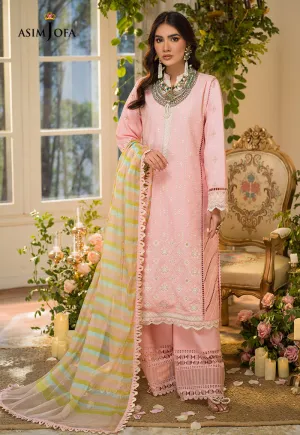 AJPR-14 | Asim Jofa Prints Rania Collection 2022 | Unstitched Embroidered Lawn Suits