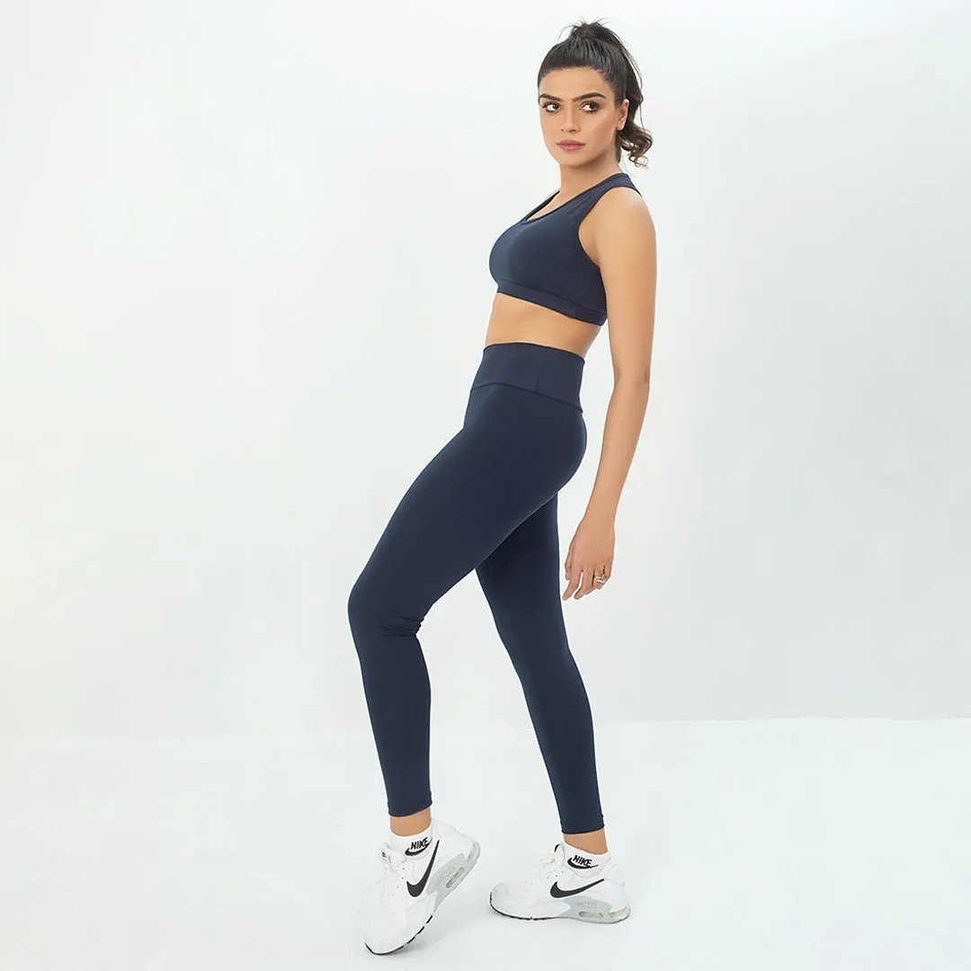 Alay Luxe Leggings - Navy