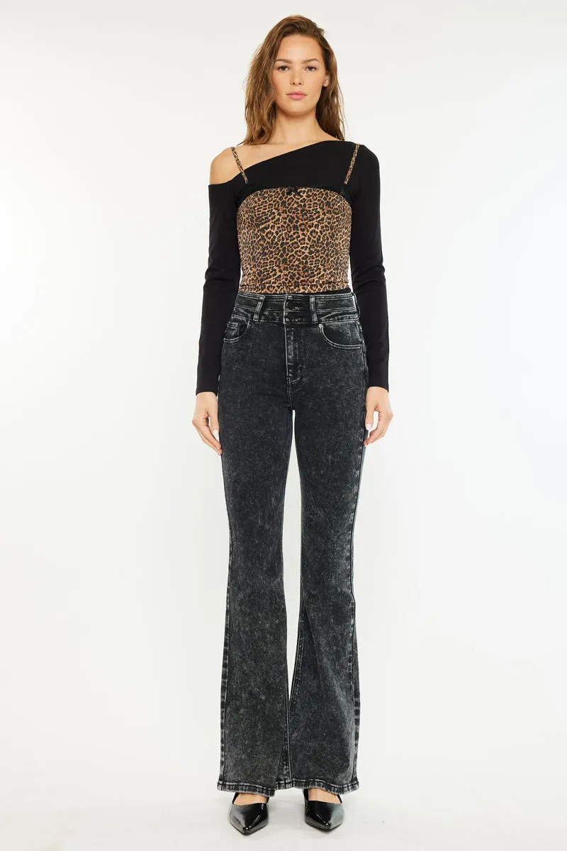 Amirah Ultra High Rise Flare Jeans