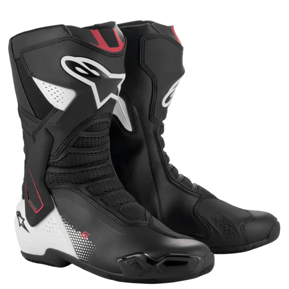 AS SMX-6 V3 Boots Black / White / Red