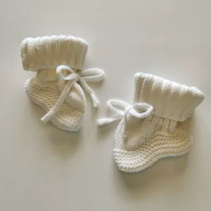 BABY BOOTIES - MARSHMALLOW