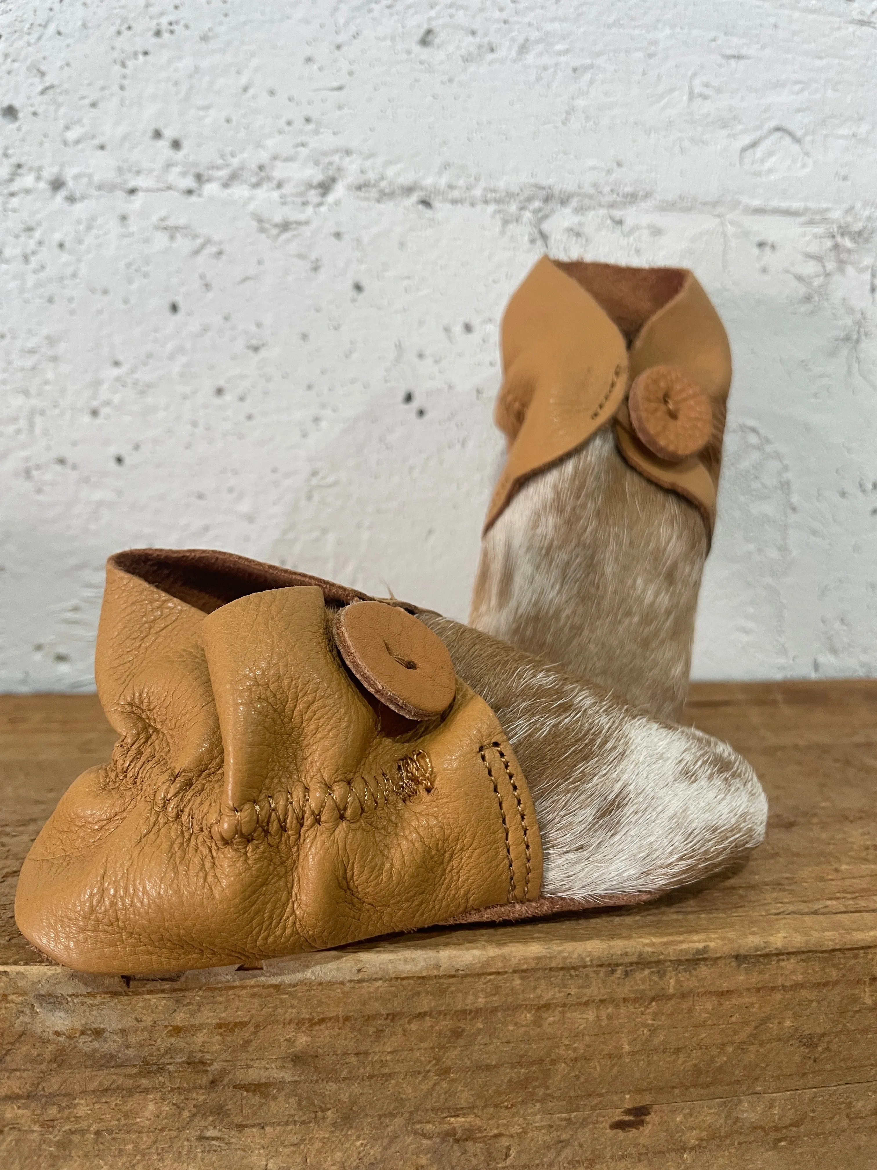 Baby Leather Booties