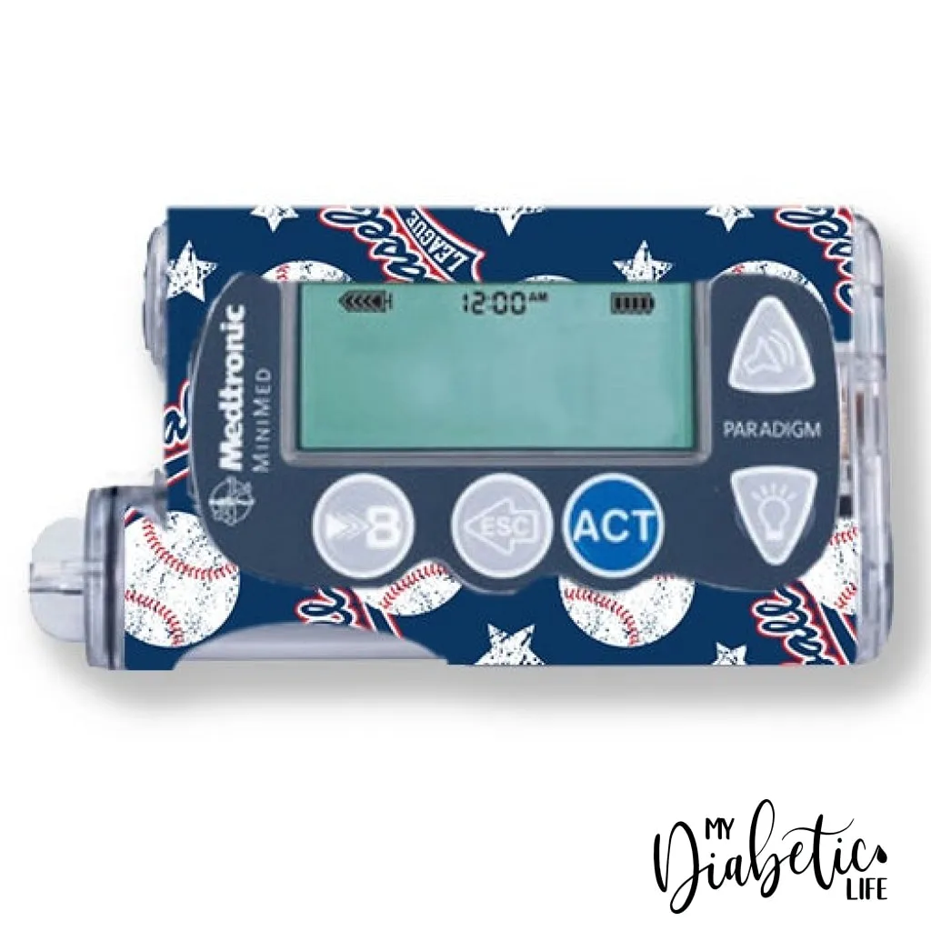 Baseball - Medtronic Paradigm Series 7 Sticker