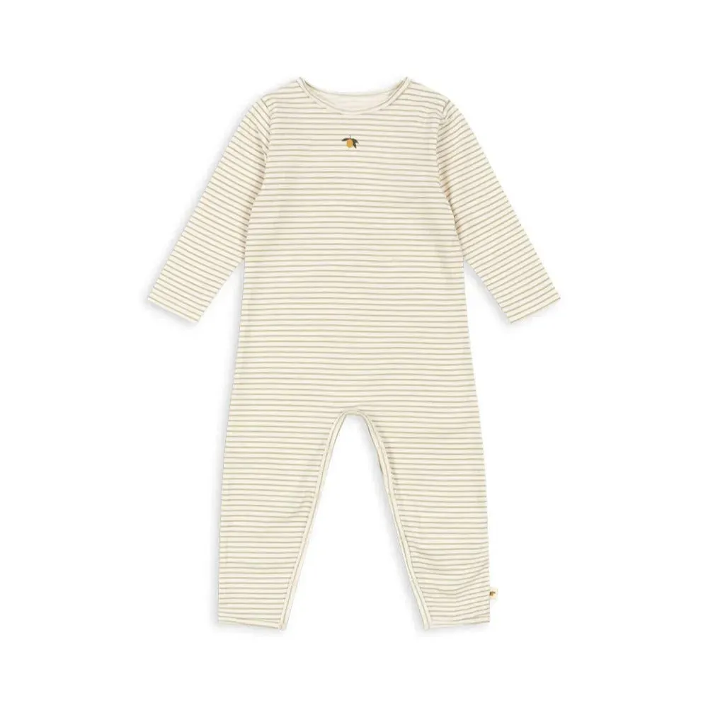 Basic Cotton Onesie (Tea Stripe)
