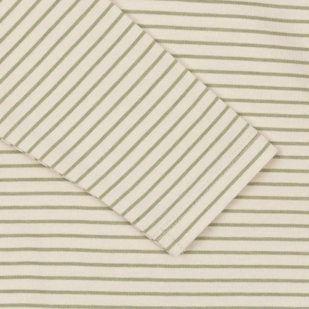 Basic Cotton Onesie (Tea Stripe)