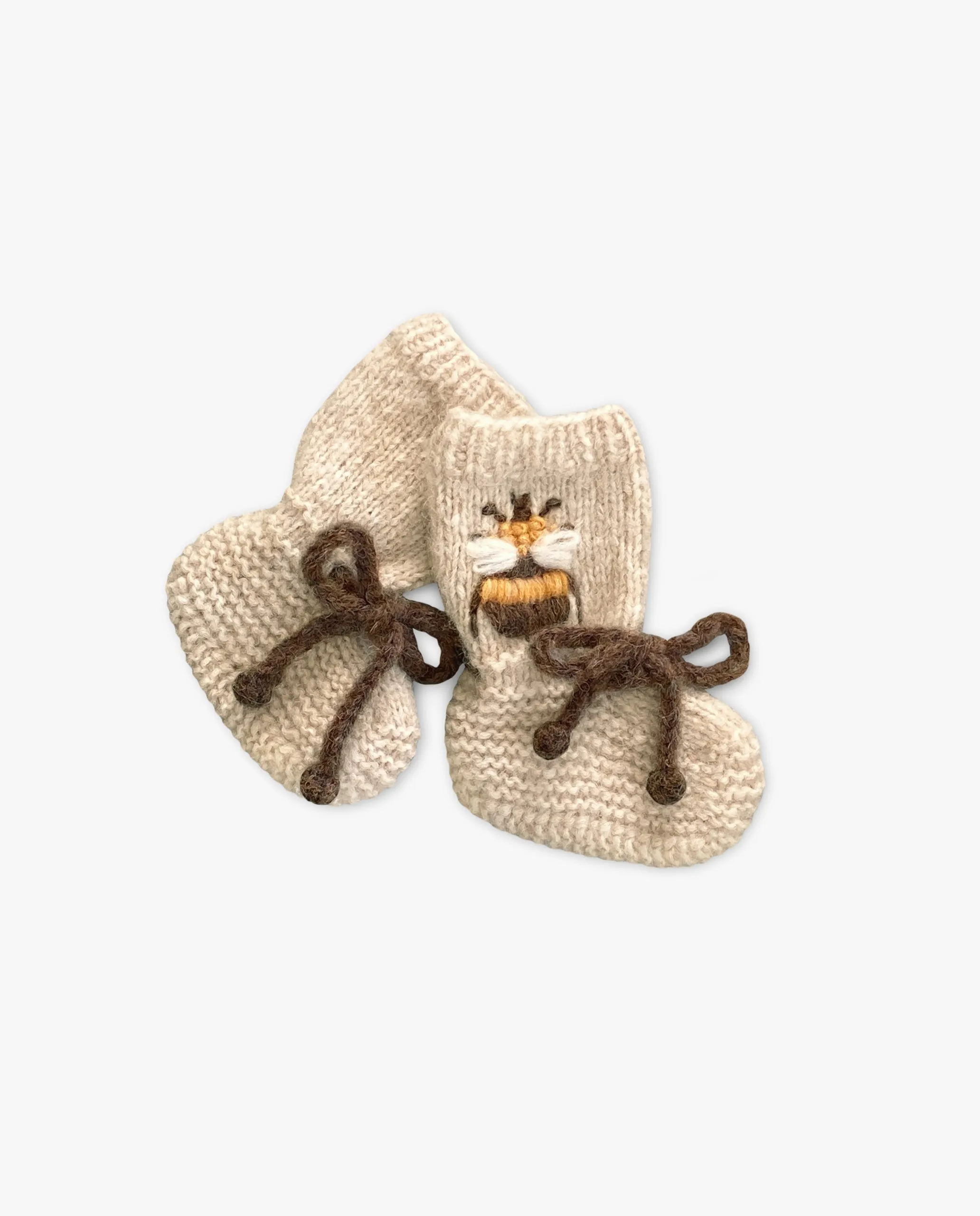 Bee Booties |wheat| In stock (1-2y)