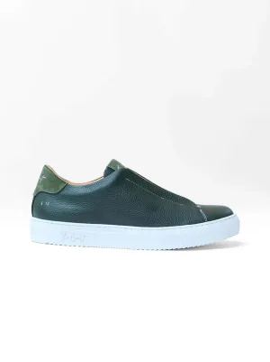 Beni Slip-In with lambskin lining in green