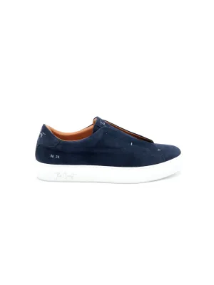 Benni Slip In made of Camoscio Super Soft in Navy