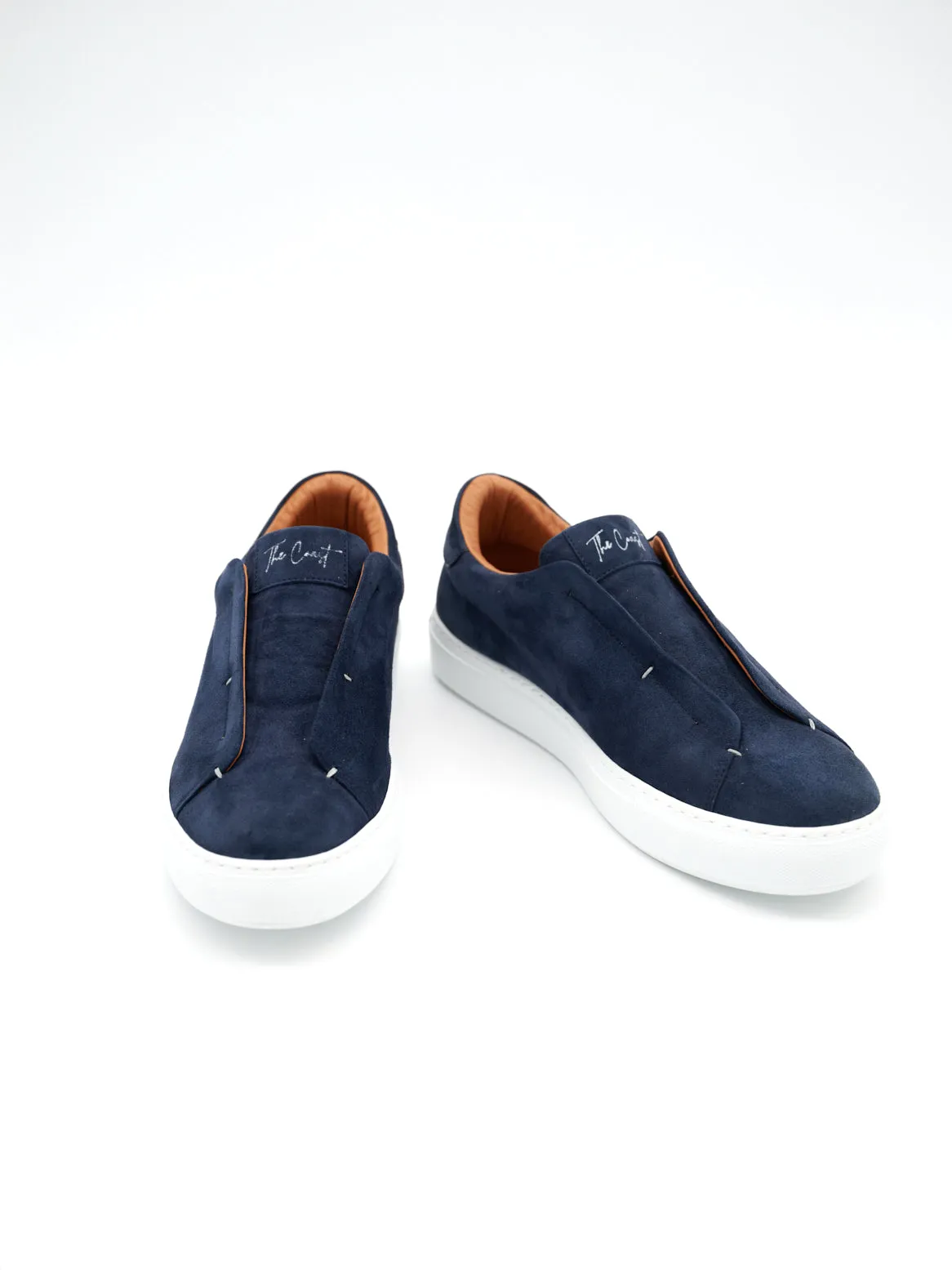 Benni Slip In made of Camoscio Super Soft in Navy