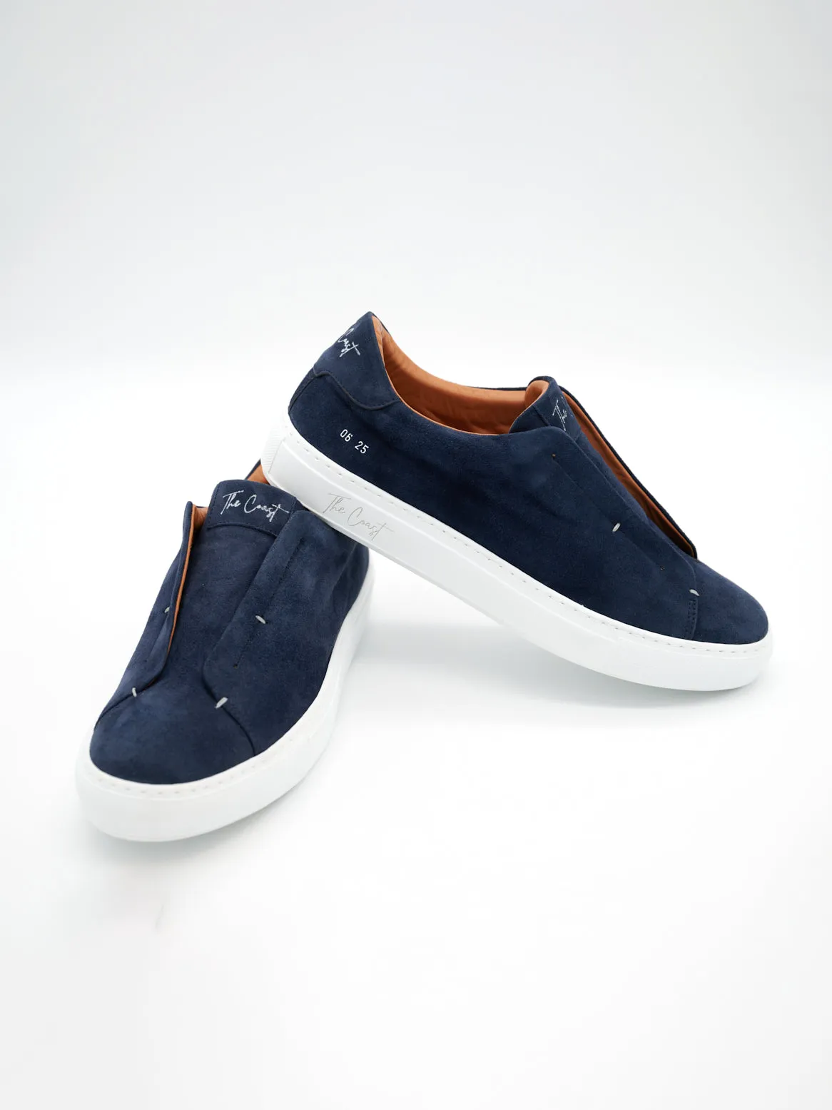 Benni Slip In made of Camoscio Super Soft in Navy