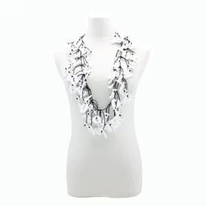 Big LOVE Necklace - Hand-painted - White