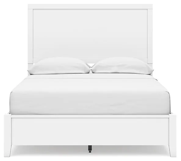 Binterglen Full Panel Bed with Mirrored Dresser