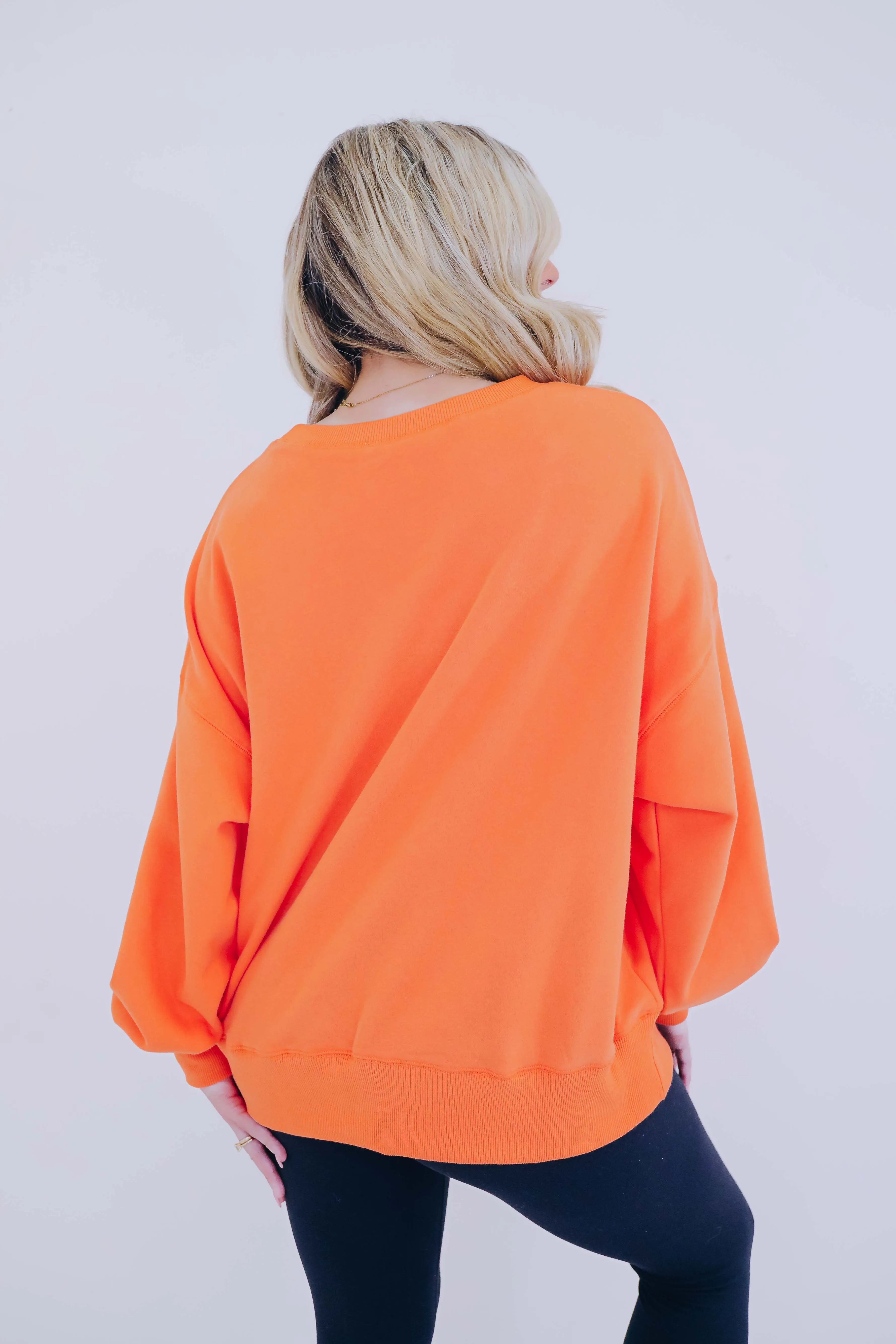 Boo Chenille Sequin Sweatshirt