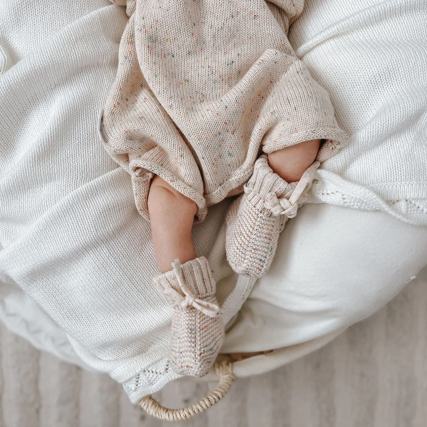 BOOTIES | OATMEAL FLECK