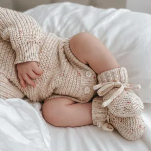 BOOTIES | OATMEAL FLECK