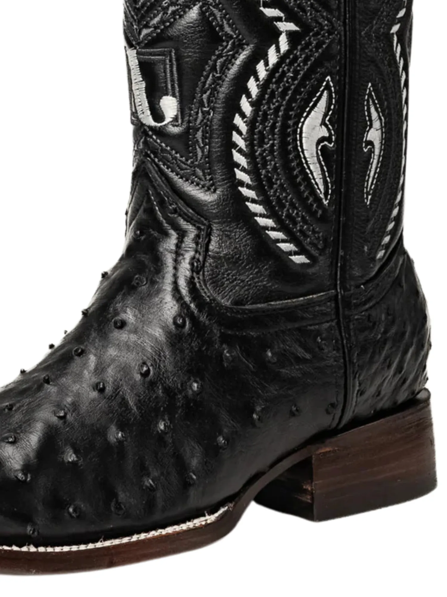 Botas Vaqueras Rodeo Exoticas de Avestruz Original para Hombre 'Joe Boots' - ID: 703NE