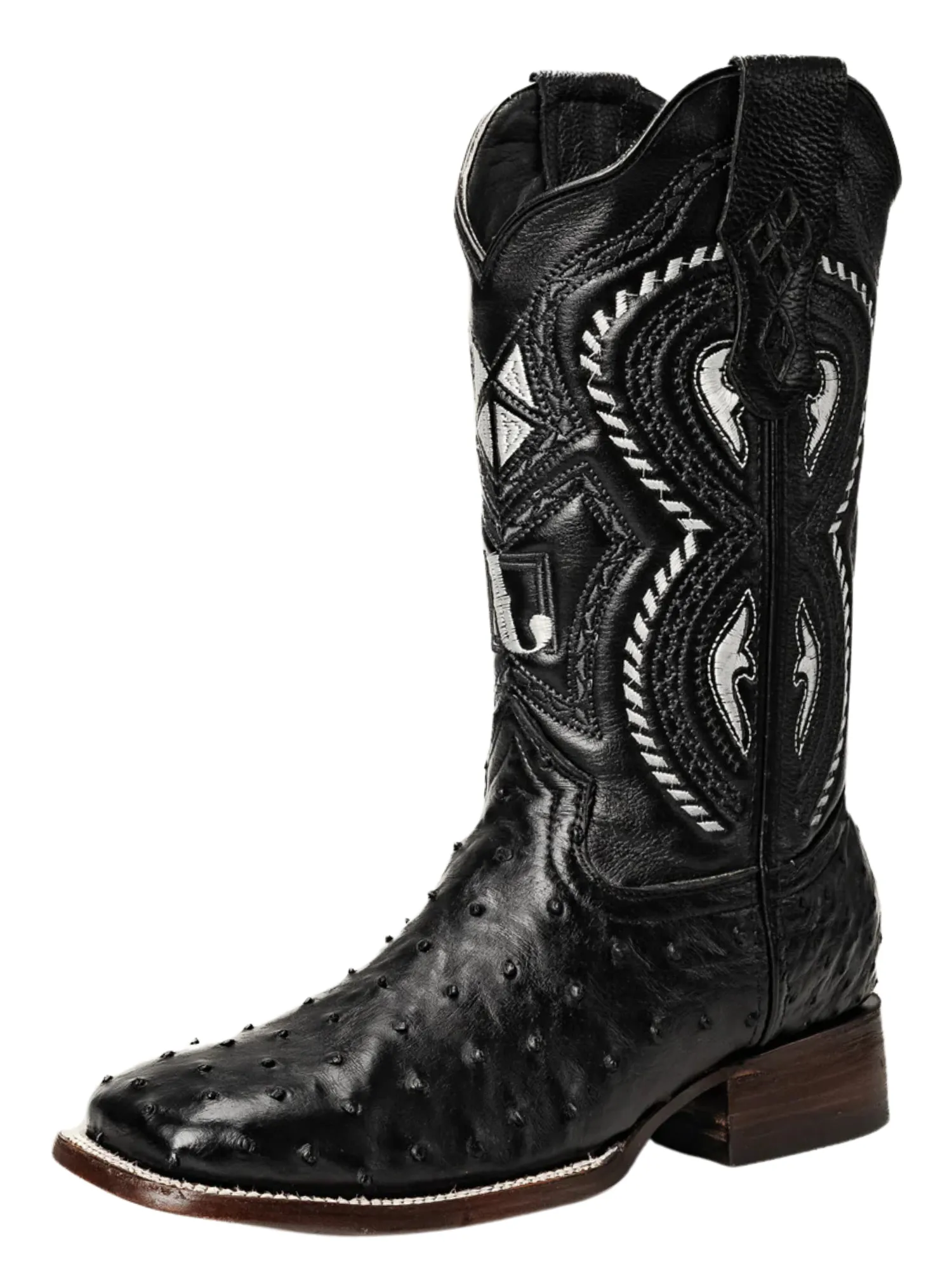Botas Vaqueras Rodeo Exoticas de Avestruz Original para Hombre 'Joe Boots' - ID: 703NE