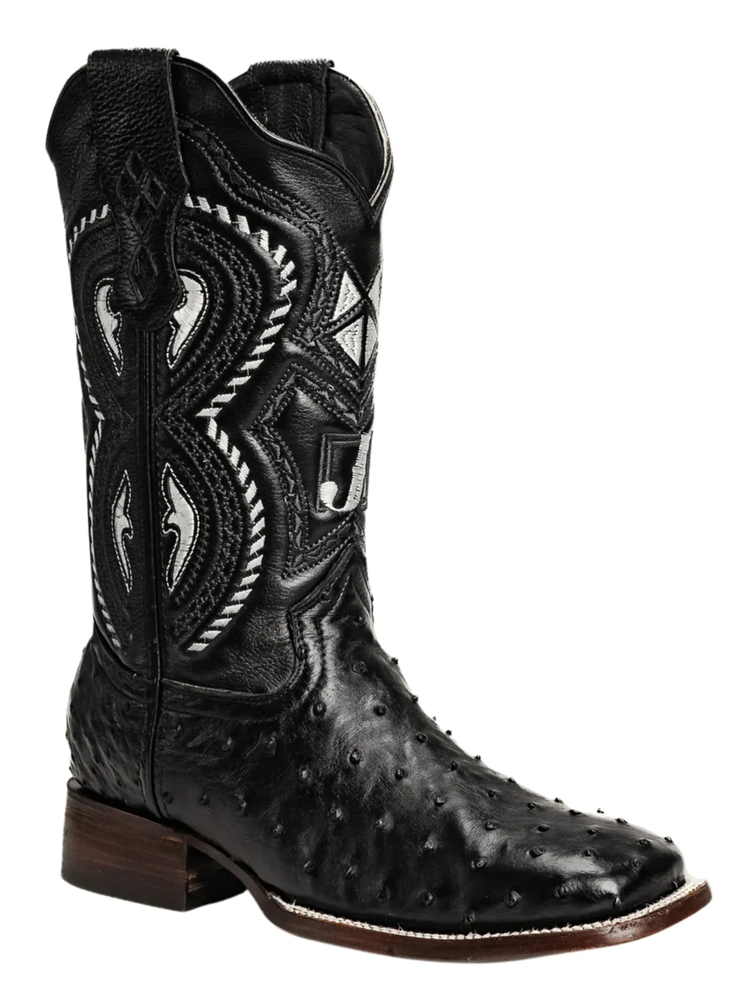 Botas Vaqueras Rodeo Exoticas de Avestruz Original para Hombre 'Joe Boots' - ID: 703NE