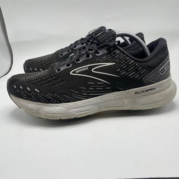 Brooks Shoes Men Size 11 Glycerin 20 Black Athletic Road Running Sneakers 3992