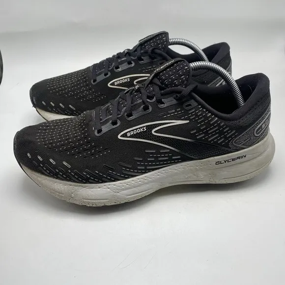 Brooks Shoes Men Size 11 Glycerin 20 Black Athletic Road Running Sneakers 3992