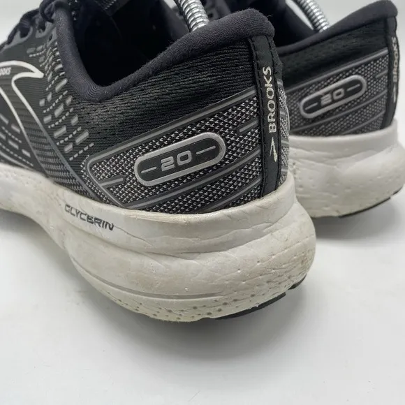 Brooks Shoes Men Size 11 Glycerin 20 Black Athletic Road Running Sneakers 3992