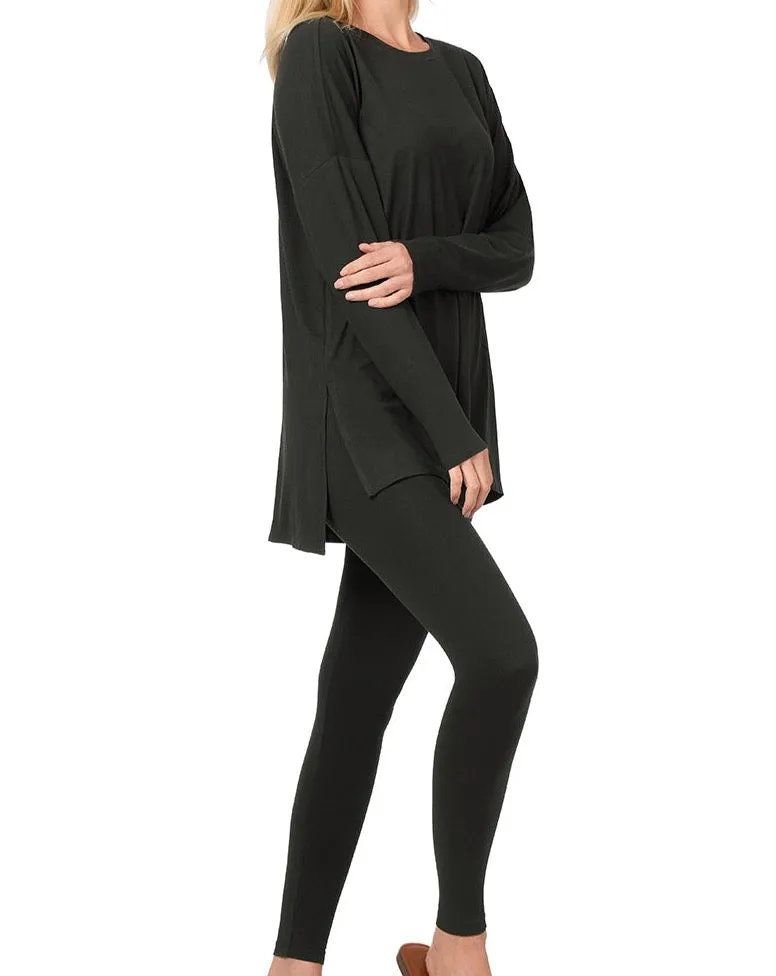 Buttery Soft 2 Piece Long Sleeve Lounge Wear Set