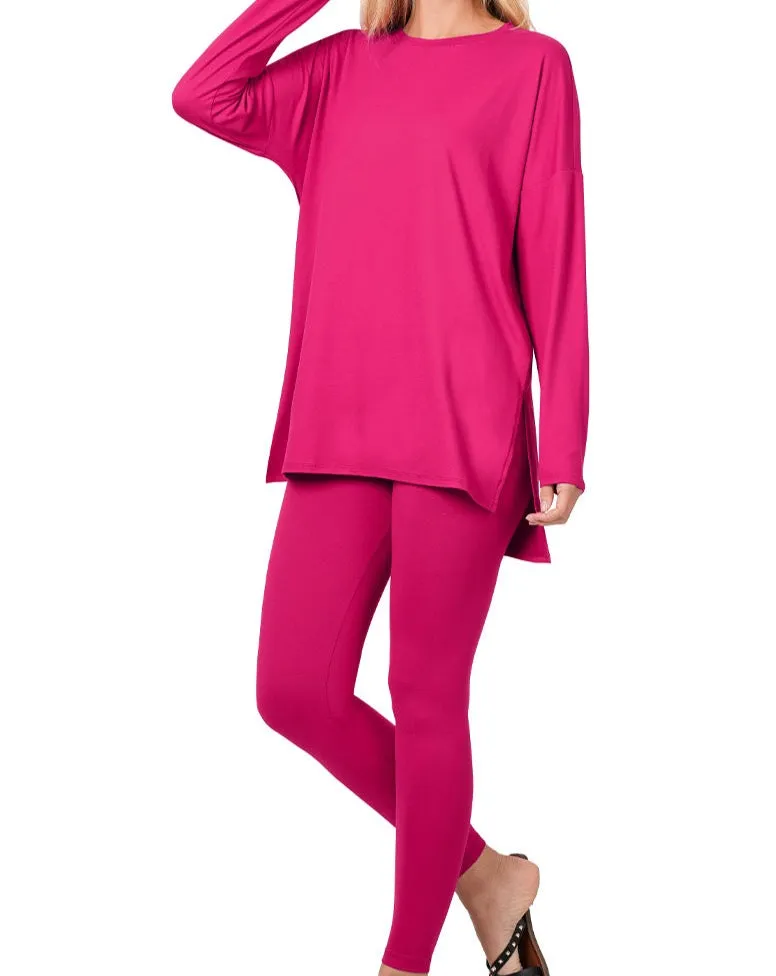 Buttery Soft 2 Piece Long Sleeve Lounge Wear Set