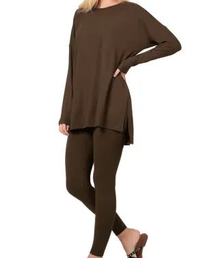 Buttery Soft 2 Piece Long Sleeve Lounge Wear Set