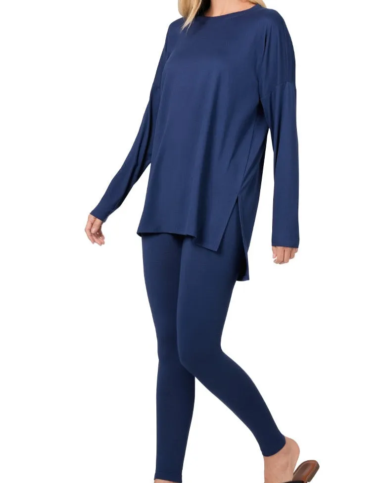 Buttery Soft 2 Piece Long Sleeve Lounge Wear Set