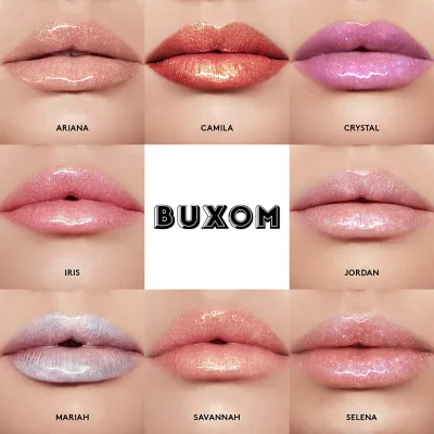 Buxom Full-On Plumping Lip Polish Top Coat - Jordan (Blue with Fuchsia Opal Iridecsence Sparkle Top Coat)! Retails $24 
