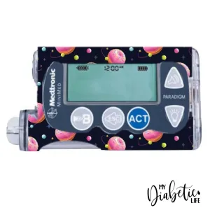 Candy Apple Planets - Medtronic Paradigm Series 7 Sticker