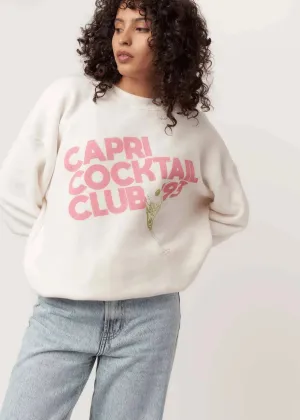 Capri Cocktails Sweatshirt by Project Social T | Ceramic