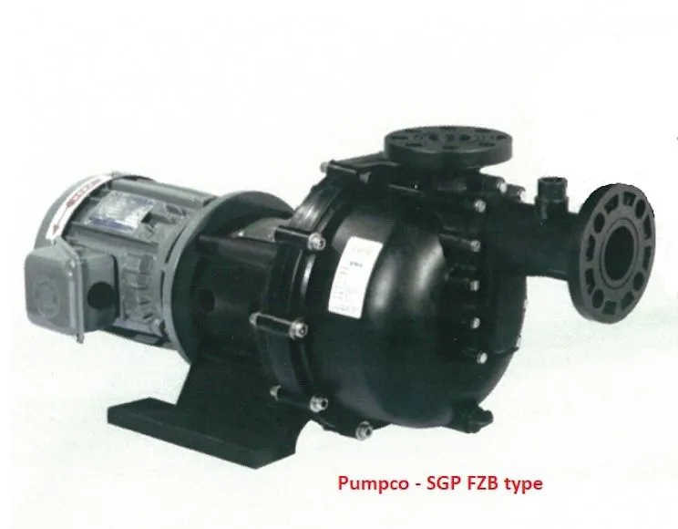 Centrifugal Pump , Magentic Driven , Self priming pump - Pumpco SGP - FZB Type