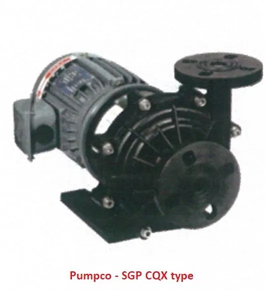 Centrifugal Pump , Magnetic Driven Pump - Pumpco SGP - CQX Type