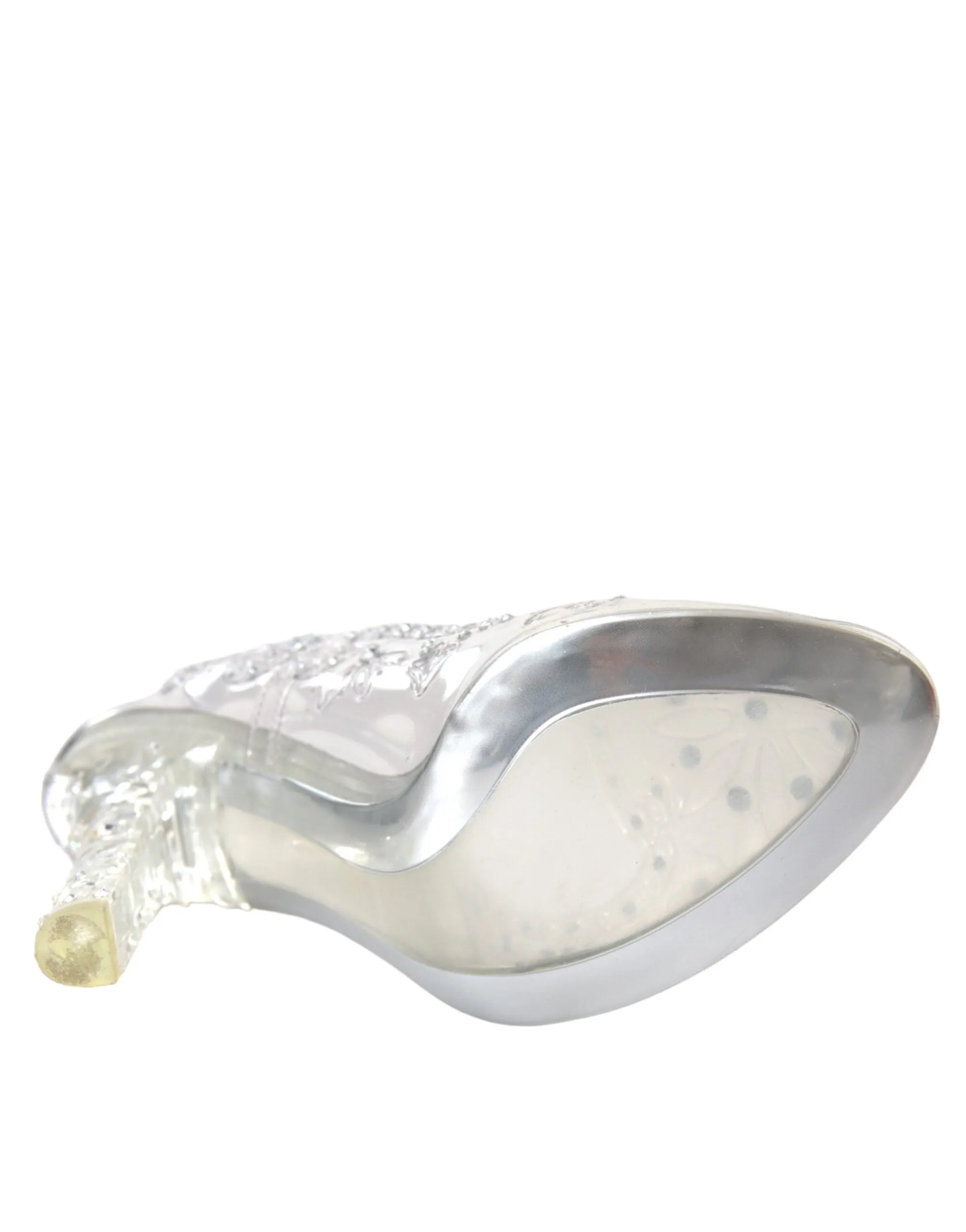 Clear Floral Crystal Heels CINDERELLA Shoes (Copy)