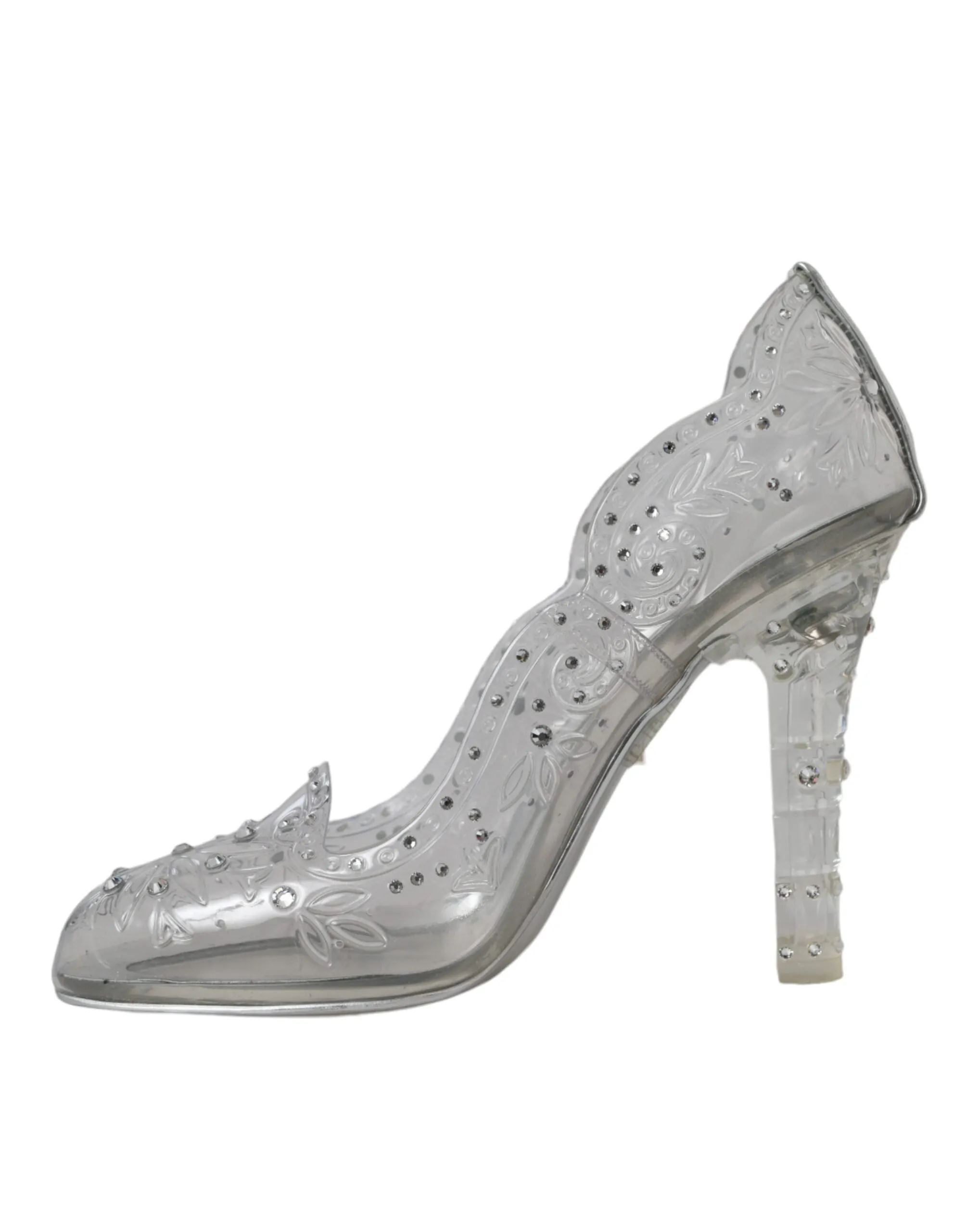 Clear Floral Crystal Heels CINDERELLA Shoes (Copy)