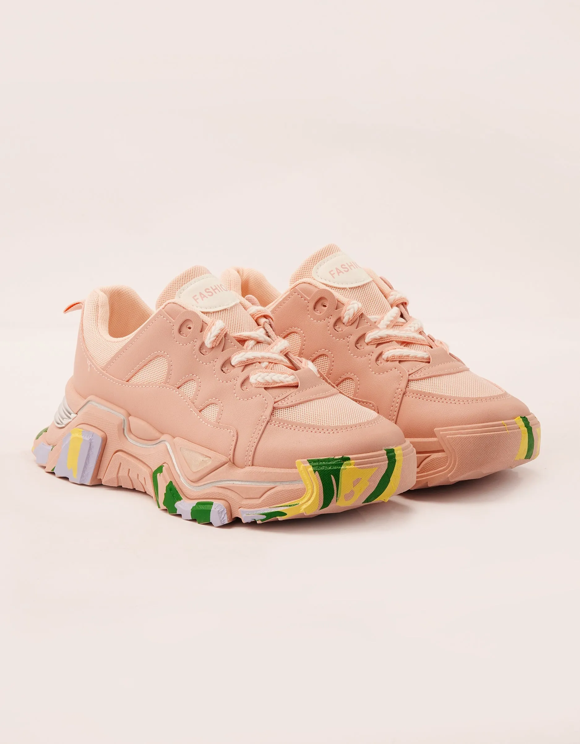 Color Fusion Chunky Sneakers