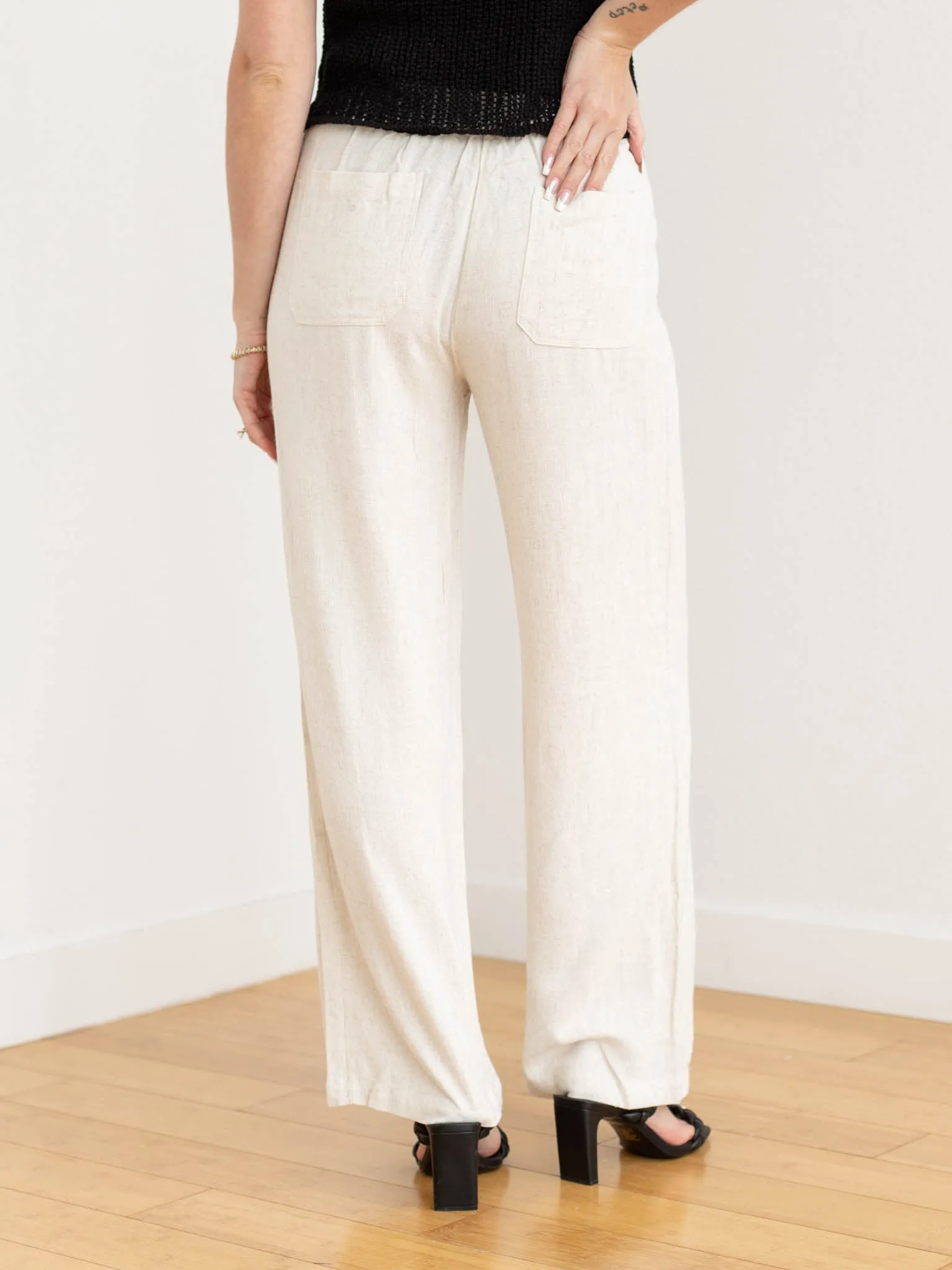Comfy Wide Leg Linen Pant