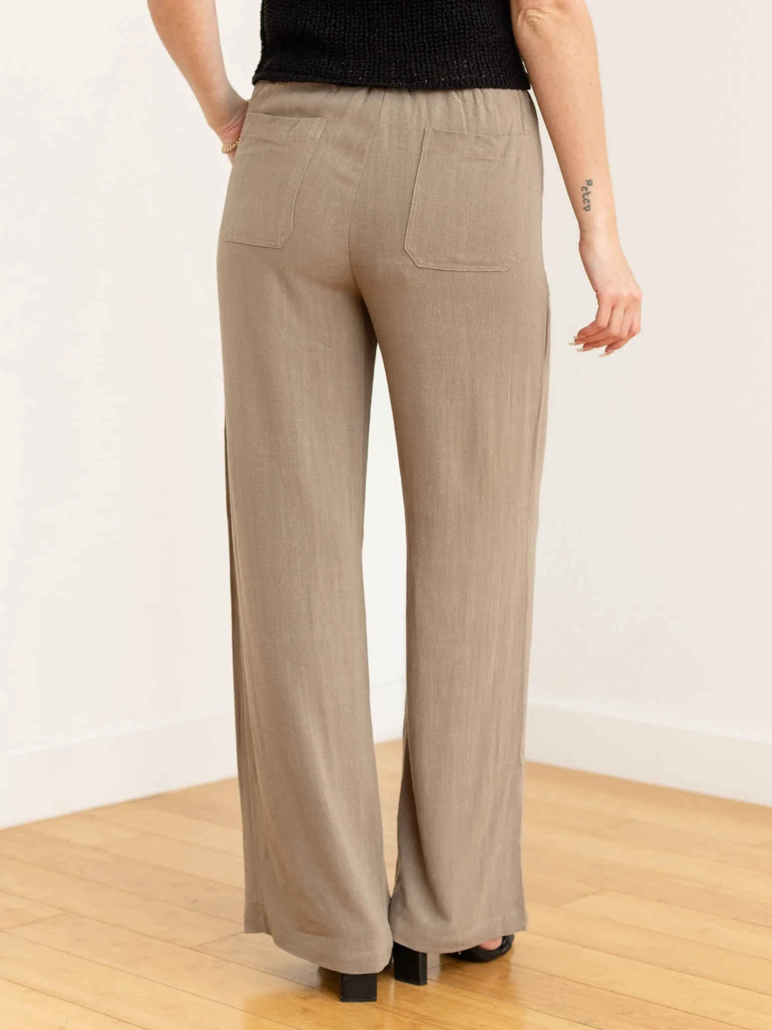Comfy Wide Leg Linen Pant