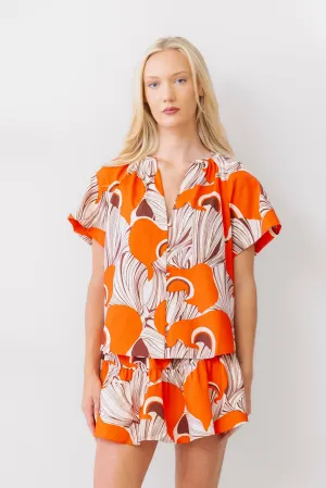 Crosby Cooper Top in Bolga Fan