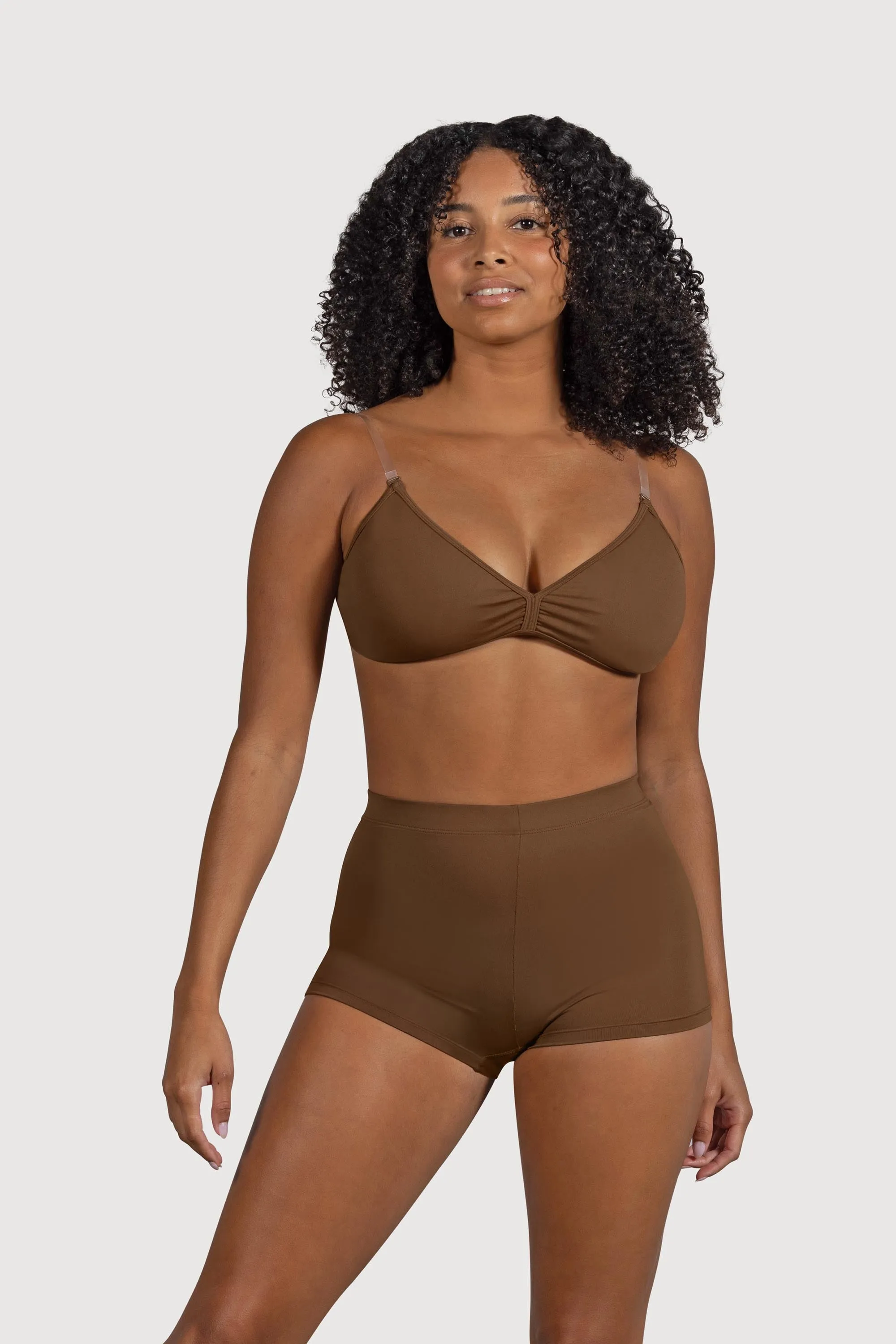 D53384 - Bloch Capella High Waist Womens Micro Short