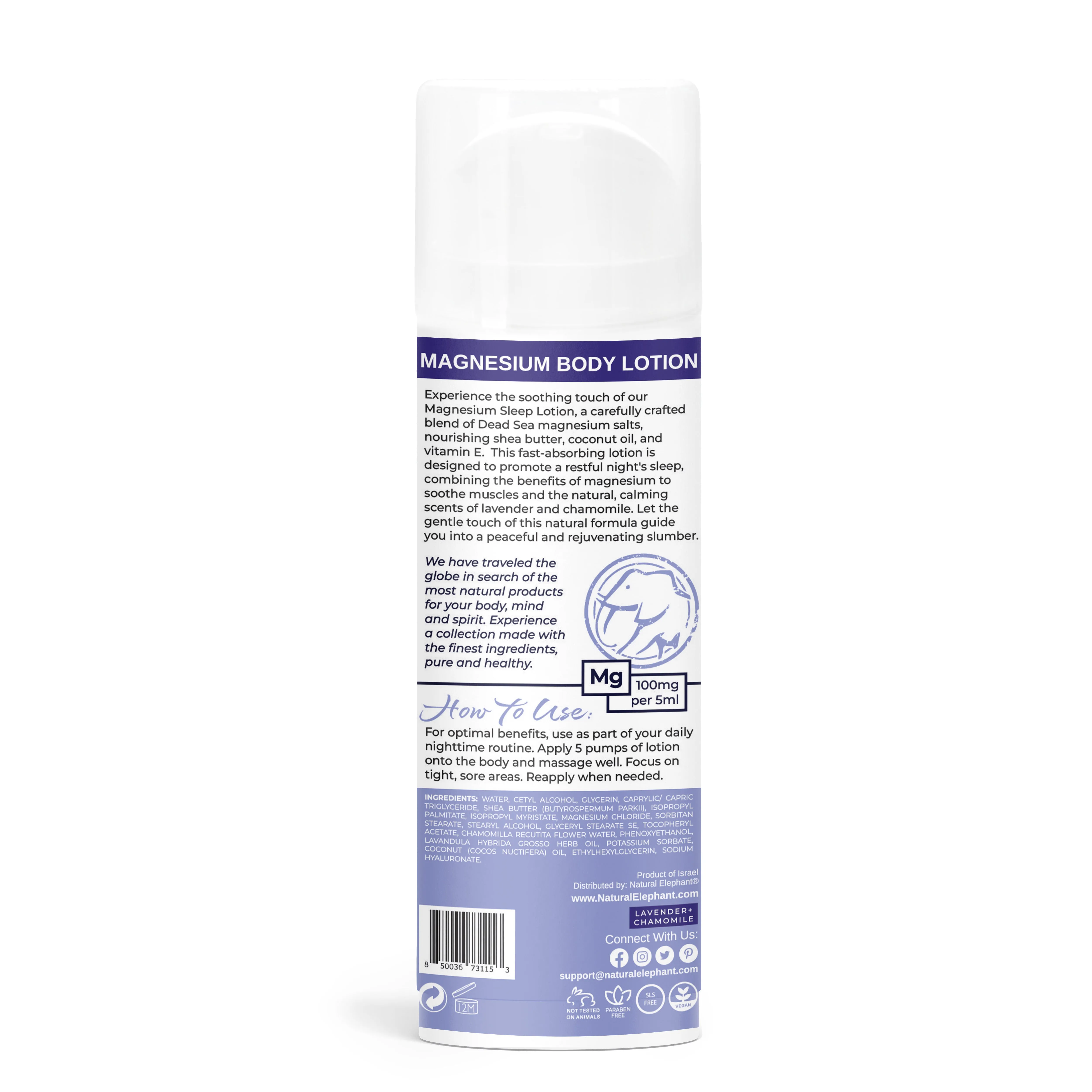Dead Sea Magnesium Body Lotion